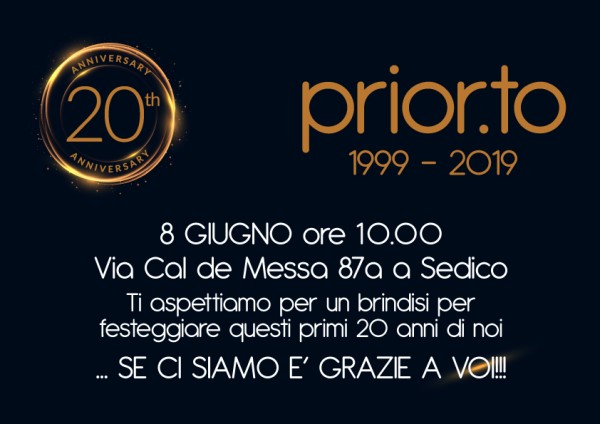 I  NOSTRI PRIMI 20 ANNI